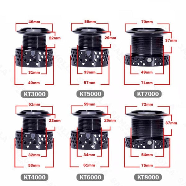 Molinete Para Pesca no Mar 23kg Serie 3000 a 8000 UNISEX - ACESSORIO - MOLINETE 4 Lojas Quinho