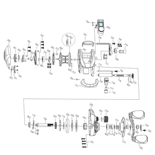 Carretilha Eletrônica 7:2:1 - Inovafish Pesca (Carretilha 2) Lojas Quinho