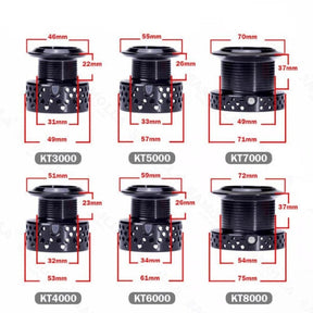 Molinete Para Pesca no Mar 23kg Serie 3000 a 8000 UNISEX - ACESSORIO - MOLINETE 4 Lojas Quinho 