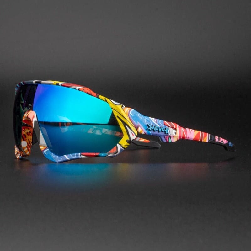 Óculos Mystic Biker Esportivo Com 5 Lentes Alternáveis UNISEX - ACESSORIO - ÓCULOS ESPORTE 7 Lojas Quinho Colorido 5 Lentes 